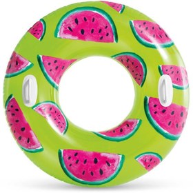 Resim Intex Tropikal Meyve Desenli Simit 107cm - 9+ Yaş 