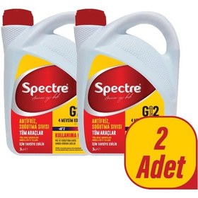 Resim 2 Adet Spectre G12 Kırmızı Süper -40 Antifriz 