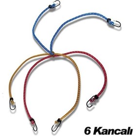 Resim Automix 3'lü Ahtapot Lastik 6 Kancalı 