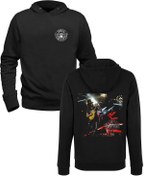 Resim Alfa Tshirt Gun N Roses Dijital Baskılı Siyah Ön Arka Baskılı Çocuk Sweatshirt 