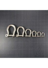 Resim Omega Zincir Kilidi. Paslanmaz Krom. 8Mm 