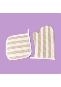 Resim Soft Nemo Fırın Eldiveni Ve Tutaç - Bej / Ekru - 17x28 Cm + 20x20 Cm Çok Renkli 