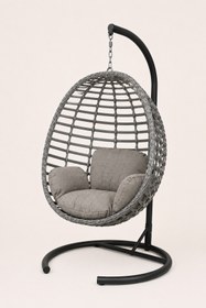 Resim EVİTAÇ Lüks Rattan Örgü Salıncak Tek Kişilik 