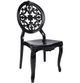 Resim Luna Diva Sandalye C Modeli Siyah 