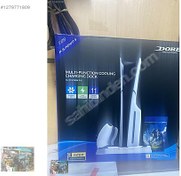 Resim Ps5 Slim İçin Çok Fonsiyonlu Stand Fan 