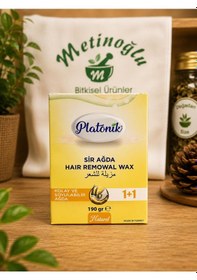 Resim Platonik Cezve Ağda Natural 1+1 190 Gr 