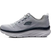 Resim Skechers D'lux Walker-Commuter Memory Foam Mens Walking Shoes Hafızalı Taban Erkek Yürüyüş Ayakkabısı Gri 