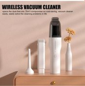 Resim Taşınabilir Vakum Araba Şarj Edilebilir El Araba Vakum Akülü 1 Adet 