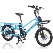Resim Corelli Xtra S 20 Jant Elektrikli Cargo Bisikleti Turkuaz - Siyah 