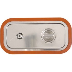 Resim Kayalar Paslanmaz Çelik Silikonlu Gastronom Küvet Kapağı Gn 1/1 Ebatında 