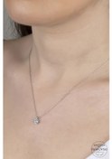 Resim Union Swarovski Zirconia Kadın 4 Tırnak Gümüş Kolye 