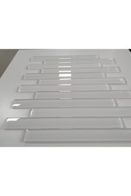 Resim MozaiKristaL Mutfak Tezgah Arası 23x248 Mm Kristal Cam Mozaik ( 1 Koli = 1 M2 Fiyatıdır ) 