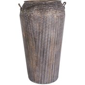 Resim Euroflora HDYEN02559 Metal Saksı Kulplu 40,5x71cm 