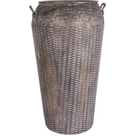 Resim Euroflora HDYEN02559 Metal Saksı Kulplu 40,5x71cm 