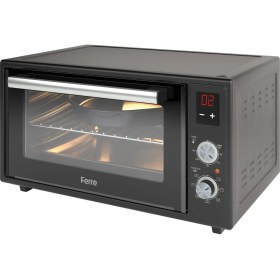 Resim Ferre 45-710-ML Siyah Dijital Mini Fırın (0+7) - Gizli Rezistans 