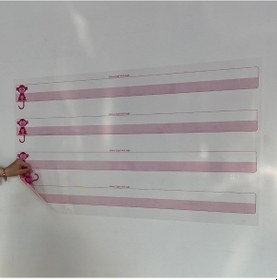 Resim Büro Ev Ofis Öğrenci Odası İçin 100x56cm Statik Yapışır Kılavuz Çizgili Müfredat Yazı Tahtası Diğer 