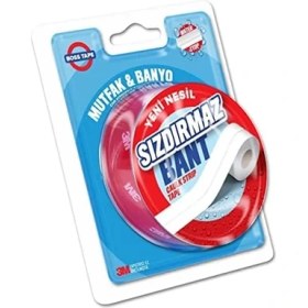 Resim Aesco Su Geçirmez Bant, 38 mm x 3.35 M, Beyaz 