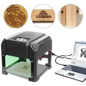 Resim Ebohcaci 3000 Mw Usb Lazer Oyma Kesme Makinesi Logo Yazıcı Cnc Gravür Yazı 