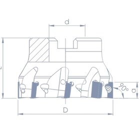 Resim Fett VRF90 - AP16 - D160 - D40 - Z10 Vorgen Freze Takımı 