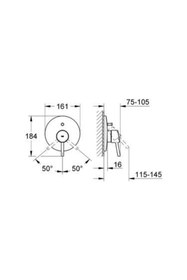 Resim Grohe Concetto Ankastre Banyo Duş Bataryası - 19346001 