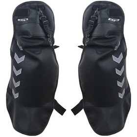 Resim Gp Kompozit Universal Bacak Koruma Örtüsü Siyah-gri 