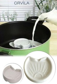 Resim Orvila 3 Adet Süt Taşırmaz Milk Saver Süt Taşı Porselen 