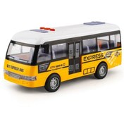 Resim Sarı Mini Ekspres Otobüs Oyuncağı Sarı 
