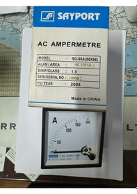 Resim Sayport Ac Ampermetre Sd-96a 96x96 