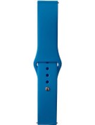 Resim Ariatech Gear S2 Band Serisi 20mm Klasik Kordon Silikon Strap Kayış-mavi 
