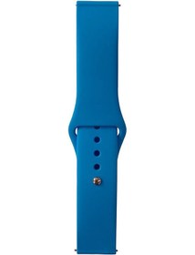 Resim Ariatech Gear S2 Band Serisi 20mm Klasik Kordon Silikon Strap Kayış-mavi 