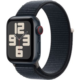 Resim Apple Watch SE GPS + Cellular, 40 mm Gece Yarısı Alüminyum Kasa ve Gece Yarısı Spor Loop 