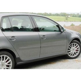 Resim Vw Golf 6 GTI Marşpiyel Seti Mat Siyah Plastik 2008 - 2012 
