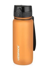 Resim Uzspace 500ml Soft Touch Tritan Su Matarası Turuncu Beyaz 