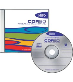 Resim Hhb Cdr 80 700MB Disk Profesyonel Arşiv Kayıtları Için (10'lu Paket Fiyatı) 