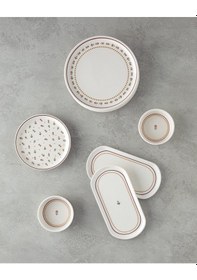 Resim English Home Retro Seramik Kahvaltı Takımı 10 Parça 4 Kişilik Renkli Çok Renkli 