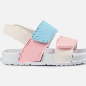 Resim Vicco Krixi Hafif Kız Okul Öncesi Beyaz/pembe Sandalet Beyaz - Pembe 