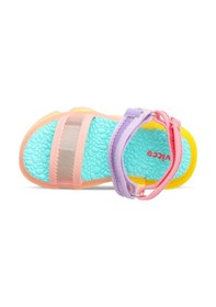 Resim Vicco Flora Cırtlı Işıklı Kız Bebek Sandalet 321.24y.203 Pudra 