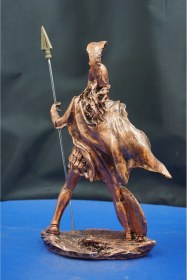 Resim Antik Yunan Mitolojisi Ares Heykel Biblo Savaş Tanrısını Yansıtan Dekoratif Aksesuar 27 Cm 