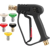 Resim Novahub 5 Hızlı Bağlantı M22 14 Mm Karcher/nilfisk Temizleme Su Tabancası Renkli Meme Kiti Araba Temizleme İçin Yüksek Basınç No Adapter 