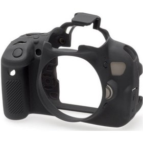 Resim Easycover Canon 650D/700D Silikon Kılıf Ecc650D (Siyah) 