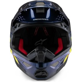 Resim Alpinestars Supertech M10 Tld 25 Limited Off-Road Kaskı Mavioranj 