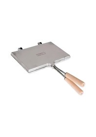 Resim Teflon Ocak Üstü Döküm Tost Makinesi 23x17cm Metal 