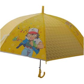 Resim Saule Pikhacu Pokemon Sarı Erkek Çocuk Şemsiyesi 8 telli Şemsiye 
