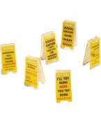 Resim Serendipitous Komik Yapışkan Not Tutucu - 6'lı Paket Not Tutucu Klipsleri (Yurt Dışından) 