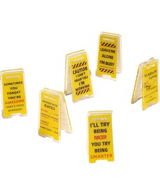 Resim Serendipitous Komik Yapışkan Not Tutucu - 6'lı Paket Not Tutucu Klipsleri (Yurt Dışından) 