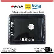 Resim Arçelik Beko Fırın Uyumlu Emaye Sığ Derin Tepsi 45.6X37.1 - 472347566 