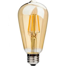 Resim Cata LED Ampul ST64 6W E27 Duy Amber Işığı 2200K Renk Sıcaklığı ile Enerji Tasarruflu 