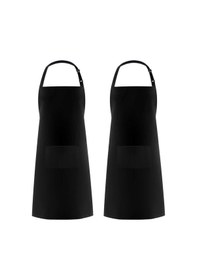 Resim Ayar Askılı Cepli Mutfak Önlüğü Uzun Bağlama Kemerli 2 Ad 