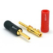 Resim Qed Qe-1870 Screwloc Abs 4Mm Banana 1 Kırmızı + 1 Siyah 