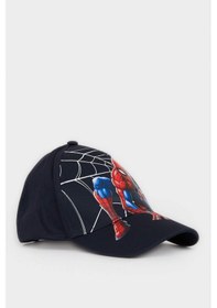 Resim Defacto Marvel Spıderman Pamuklu Cap Şapka Erkek Çocuk G0958a826smnv235 Lacivert-nv235 